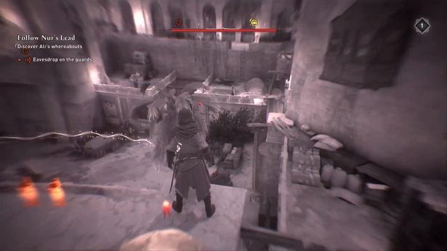 Assassins Creed Mirage Eavesdrop on guards Follow Nur's Lead смотреть онлайн