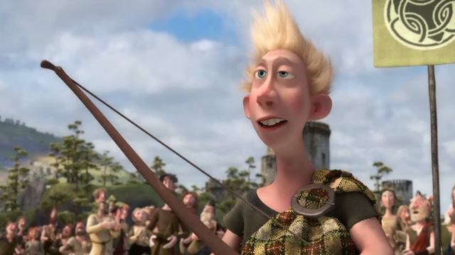 Brave Indomable  Escena: Mérida con arco y flecha  Disney  Pixar Oficial