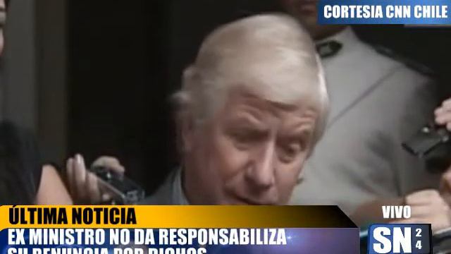 JAIME RAVINET RENUNCIA AL MINISTERIO DE DEFENSA смотреть онлайн