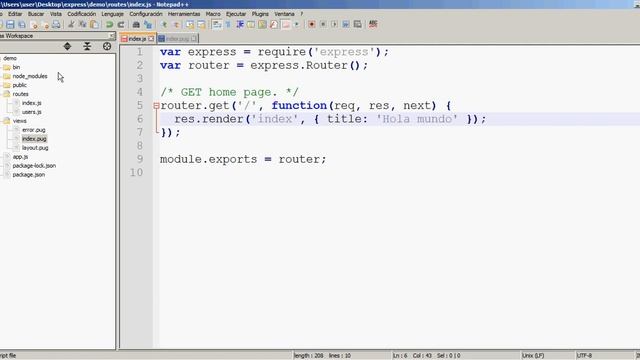 Generador de aplicaciones Express.js y solución al problema refresh смотреть онлайн