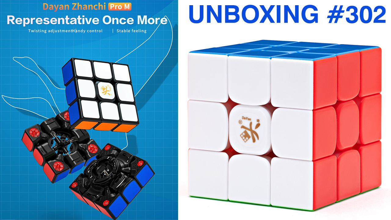 Unboxing №302 Dayan ZhanChi Pro M 3x3. Обзор смотреть онлайн