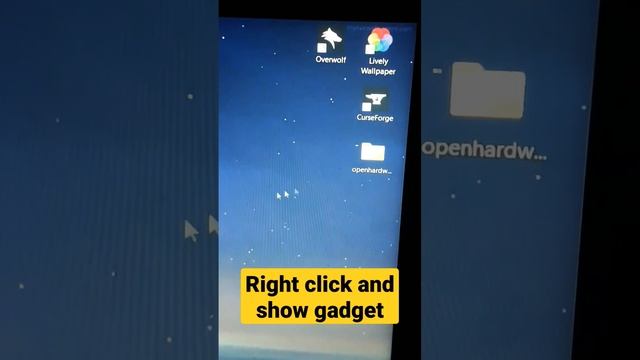 How to use gadget in open hardware monitor смотреть онлайн