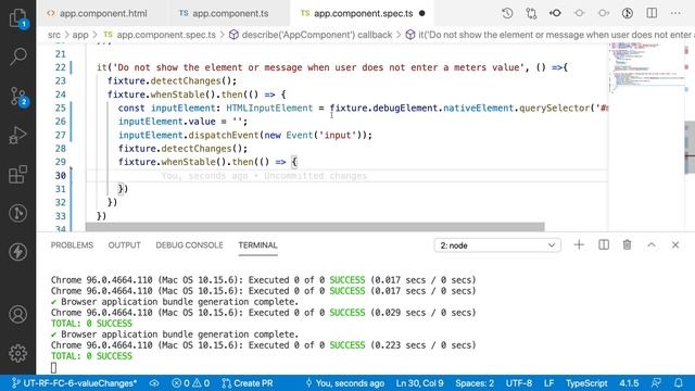 Angular Unit testing- 24 | Unit testing Form Control valueChanges Property Reactive Forms | Part 6 смотреть онлайн