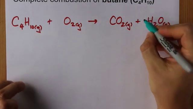 Complete Combustion of Butane (C4H10) Balanced Equation смотреть онлайн