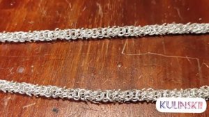 Процесс изготовления цепочки "Питон"" Итальянка" новая лампа.