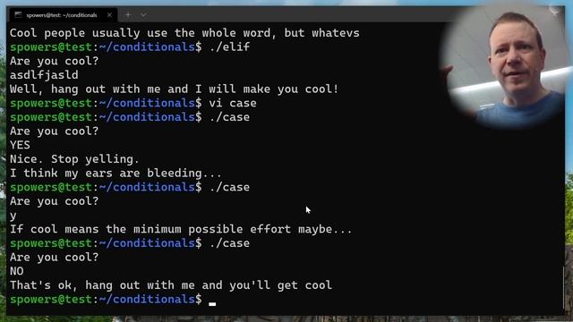BASH Conditionals Make Scripting AWESOME! (IF/THEN/ELSE/ELIF/CASE) смотреть онлайн