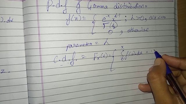 Probability density function ( pdf) and cumulative distribution function (cdf) of gamma distributio смотреть онлайн