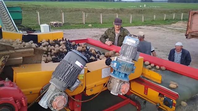Бункер приемно сортировочный МВЗ Техно для картофеля