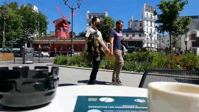 MONTMARTRE PARIS Moulin Rouge café Expresso. 01 jUIN 2021. #cafe смотреть онлайн