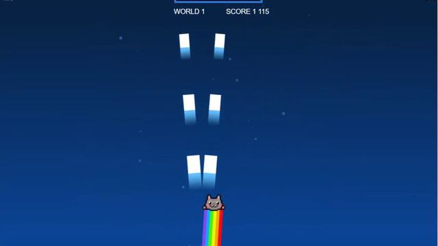 Игра Нян Кот в Космосе, Game Nyan cat in Space, как играть в игру Нян Кот в Космосе. смотреть онлайн