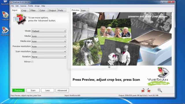 Видеообзор программ VueScan для сканирования документов смотреть онлайн