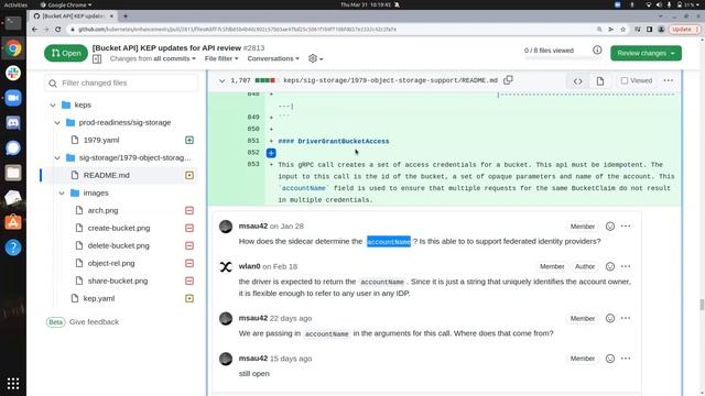 Kubernetes SIG Storage - Object Bucket API Design Meeting 2022-03-31