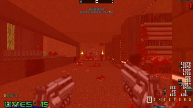 DOOM 2: Base of Operation, Nukage, Vile Yard, laboratory in hell #walkthrough смотреть онлайн