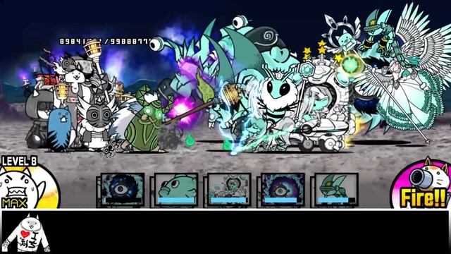 The Battle Cats - All Corrupted Cats VS Alien Bosses! смотреть онлайн