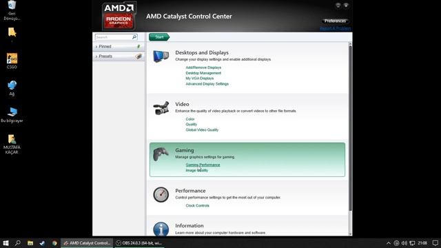 AMD CATALYS CONTROL CENTER AYARLARI (2021 GÜNCEL) %100 FPS ARTIŞI TÜM DETAYLAR смотреть онлайн
