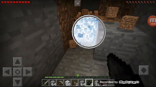 Первые два алмаза!!!!и новый скин.играю в (Minecraft PE) смотреть онлайн