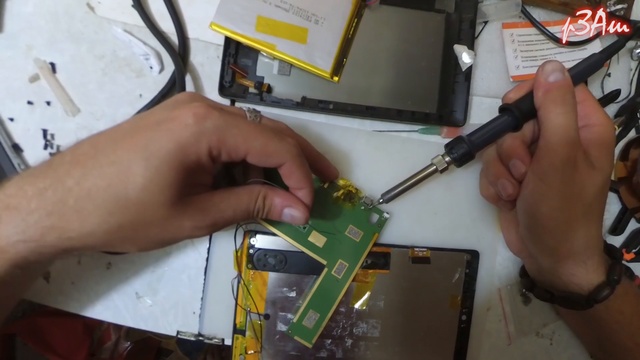 МегаФон Login 3 (планшет)_ MFLogin3T замена разъема питания смотреть онлайн