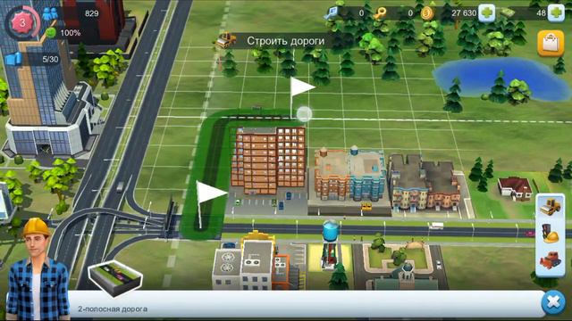 SimCity Buldit | 1 Летсплей по игре 1-4 уровни смотреть онлайн