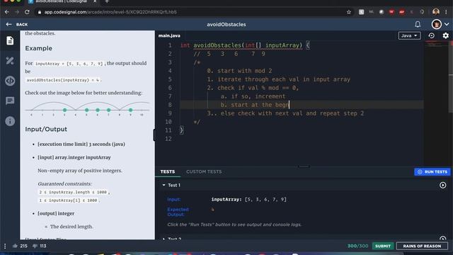 "Avoid Obstacles" - Codesignal #22 - JAVA Solution смотреть онлайн