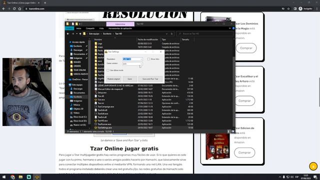 TZAR en WINDOWS 11 | COMO JUGAR + DESCARGAR TZAR 2023 смотреть онлайн