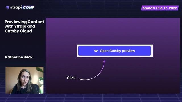 Previewing Content with Strapi and Gatsby Cloud by Katherine Beck смотреть онлайн