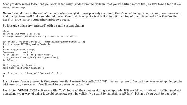 Wordpress: Auto login after wordpress installation (2 Solutions!!) смотреть онлайн