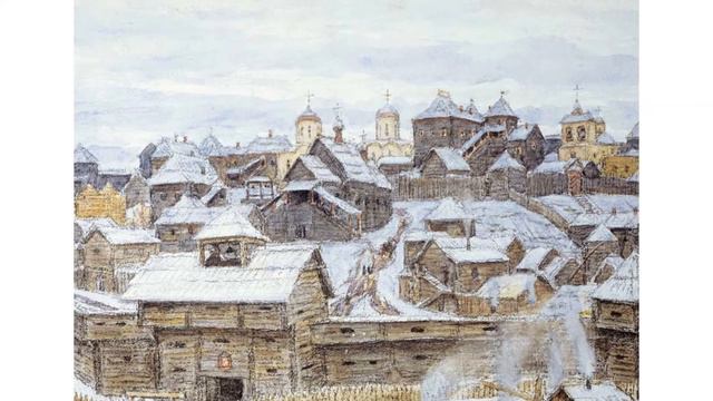 Деревянная Русь Аполлинария Васнецова смотреть онлайн