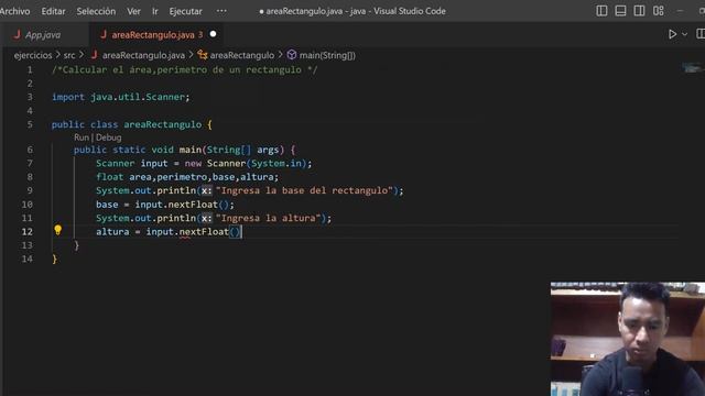 Calcular el area y perimetro de un rectangulo en java смотреть онлайн