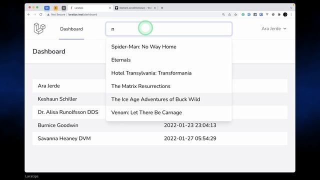 Create Simple Search Functionality With Up and Down Keys Support Using AlpineJs смотреть онлайн