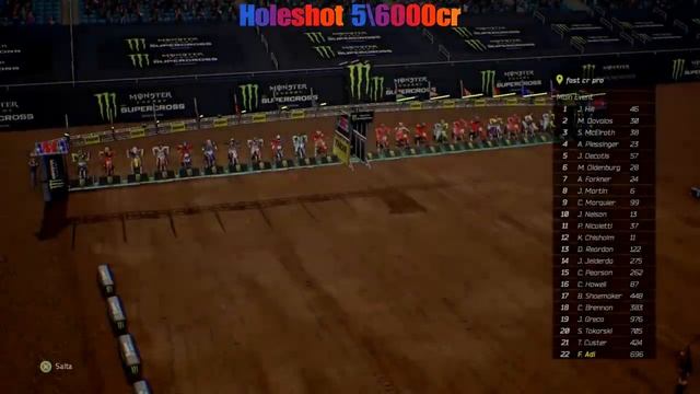Holeshot guide and fast method Cr Pr 250k in 15 minutes monster energy supercross Ps4 guide credit смотреть онлайн