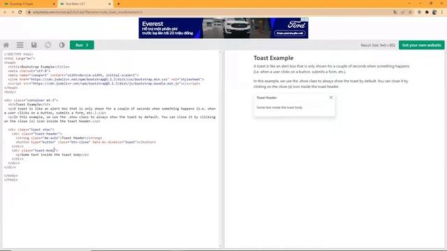 W03- Bài 21 - Hướng dẫn và ví dụ Bootstrap Toast | Nguyễn Hữu Hoàng Tùng Official смотреть онлайн