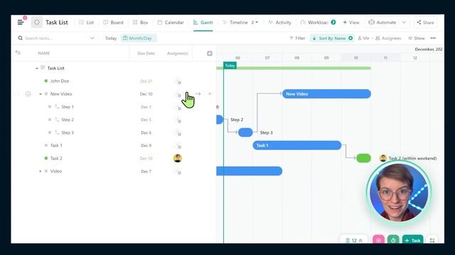 How (and When) to Use Timeline View vs. Gantt View (ClickUp Tutorial) смотреть онлайн