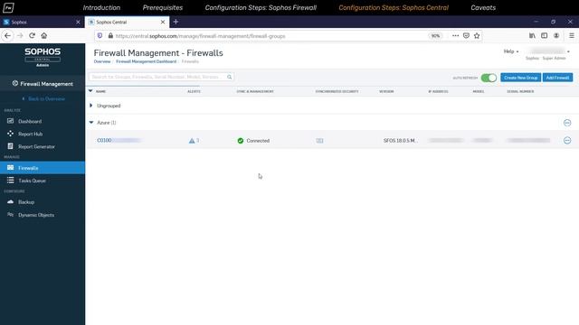 Multi-node cloud firewall management with Sophos Central смотреть онлайн