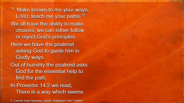 1st Sunday of Advent - Psalm 25:4–5, 8–10, 14 - To you, O Lord, I lift up my soul. смотреть онлайн