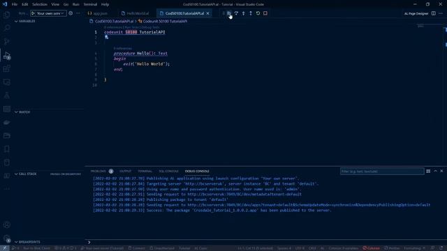 Calling a Codeunit procedure from a Web Service in Business Central 8.0 смотреть онлайн