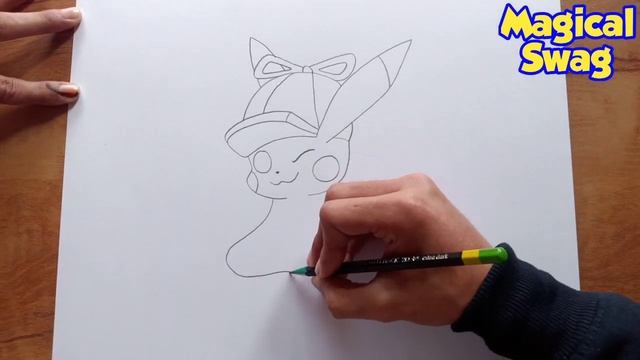 How to Draw Detective Pikachu from Pokemon || Easy Step by Step смотреть онлайн