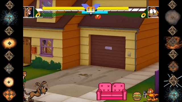 Scooby Doo & Shaggy (Hanna-Barbera) vs Garfield (Jim Davis) - Ultimate Mugen Fight 2016 смотреть онлайн