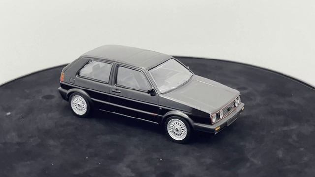 VW Golf GTI G60 1991 in black, 1:43 scale diecast car model from Norev смотреть онлайн