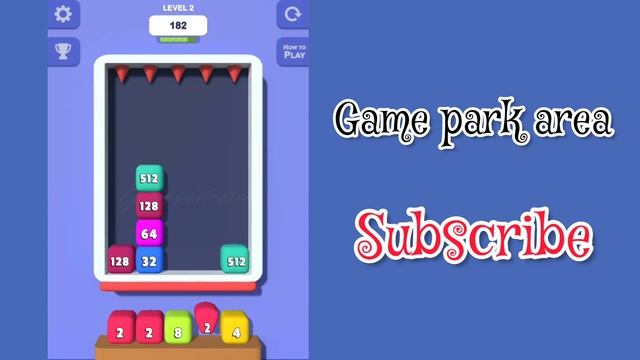 2048 Cube Push - Number Puzzle #gameparkarea #2048 #puzzlegame #2048game #cubepuzzle