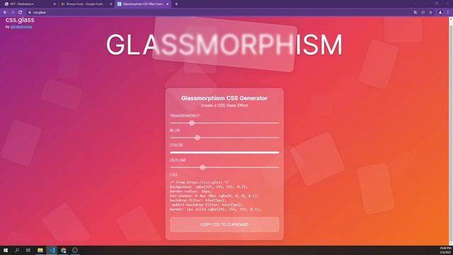 HTML and CSS NFT market Template смотреть онлайн
