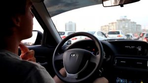 Саратов | Голубое Озеро | Езда на Лада Приора | 2014