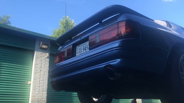 1989 Mazda RX7 GTU exhaust sound смотреть онлайн