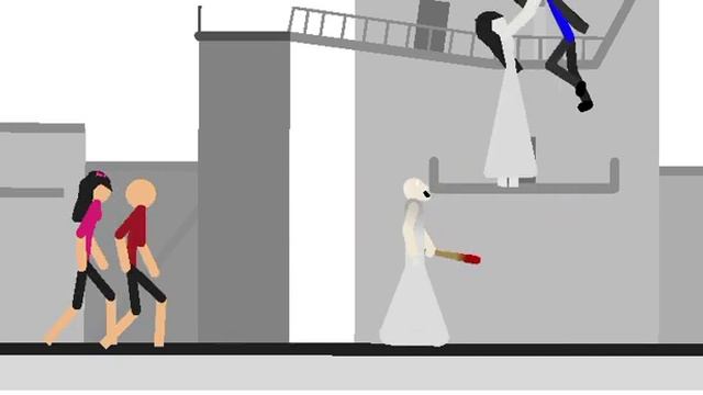 (TEST) *Granny, Slendrina & Slenderman Vs Ayuwoki* stick nodes animation смотреть онлайн
