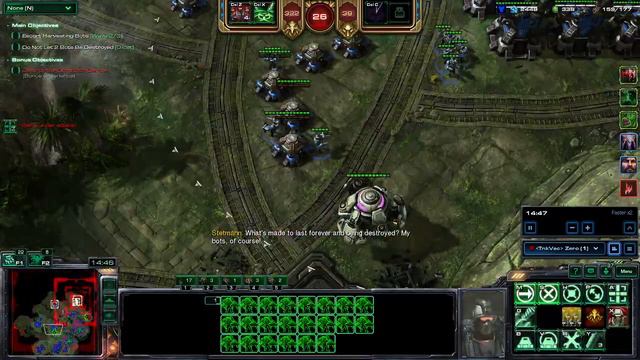 StarCraft 2 Co-op Brutal +6 with Mengsk And Zagara смотреть онлайн