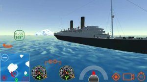 корабль тонет