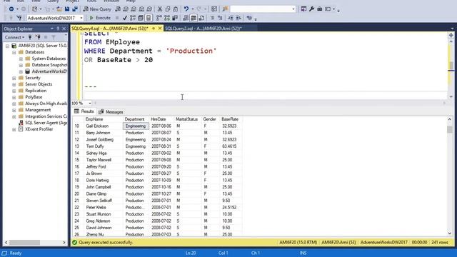 Part 1- Logical Operators AND OR NOT in SQL Server смотреть онлайн