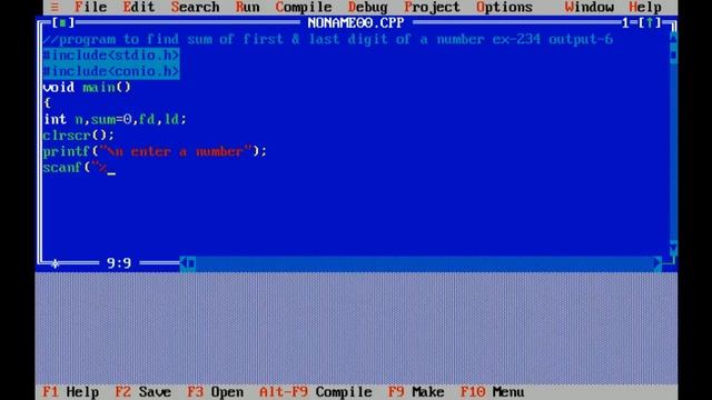 Program to find sum of first & last digit of a number смотреть онлайн