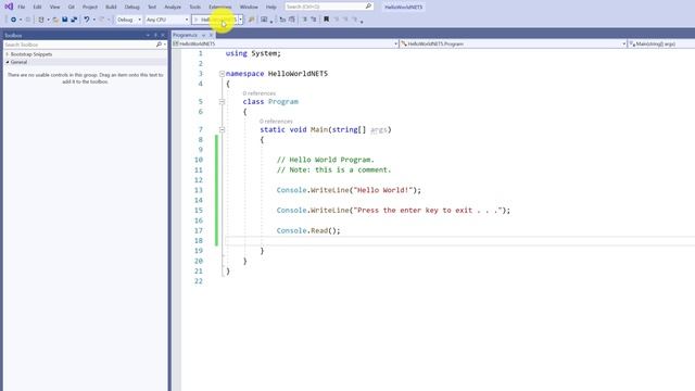 Hello World! (Console App) - Visual C# in .NET Core 3.1 and .NET 5 смотреть онлайн