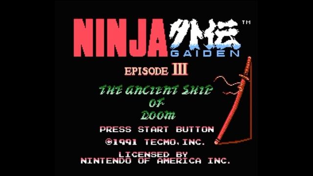 Ninja Gaiden III - The Ancient Ship of Doom (NES) - Inverted Catwalk смотреть онлайн