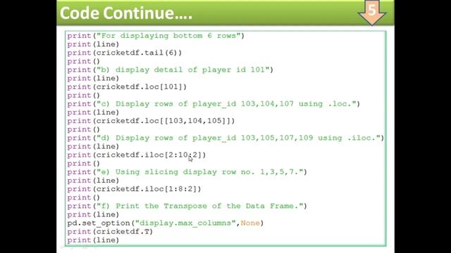 PROGRAM#16 | QUERYING FROM PANDAS DATAFRAME | HOW TO USE HEAD AND TAIL FUNCTIONS | IP CLASS 12 |CBS смотреть онлайн